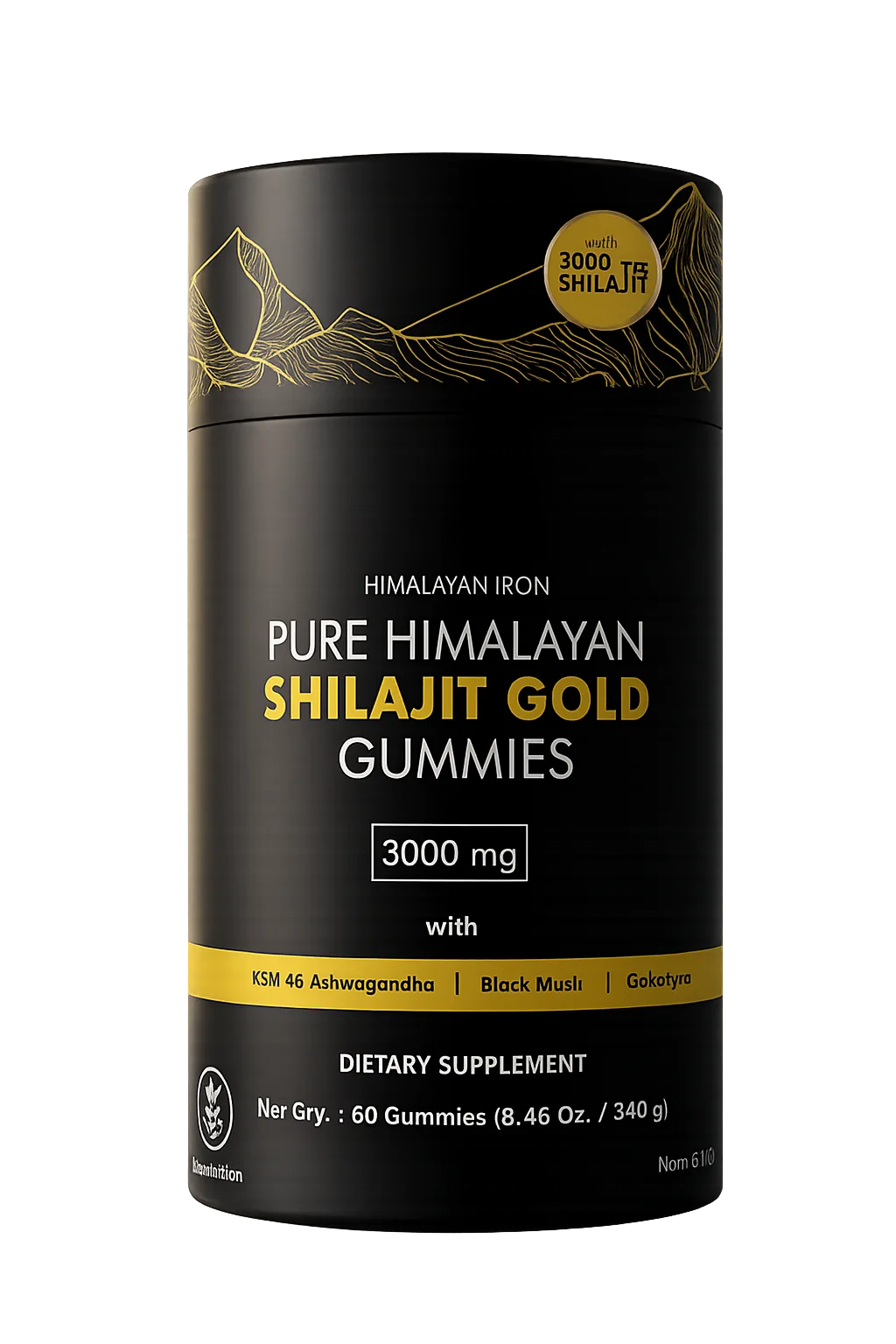 Himalayan Shilajit Gummies (60 Capsules)